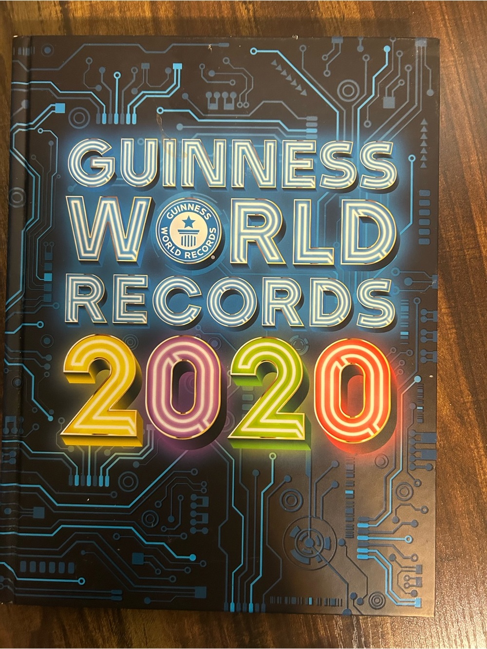 Guinness World Records 2020 Hardcover - Neon Multicolor Cover